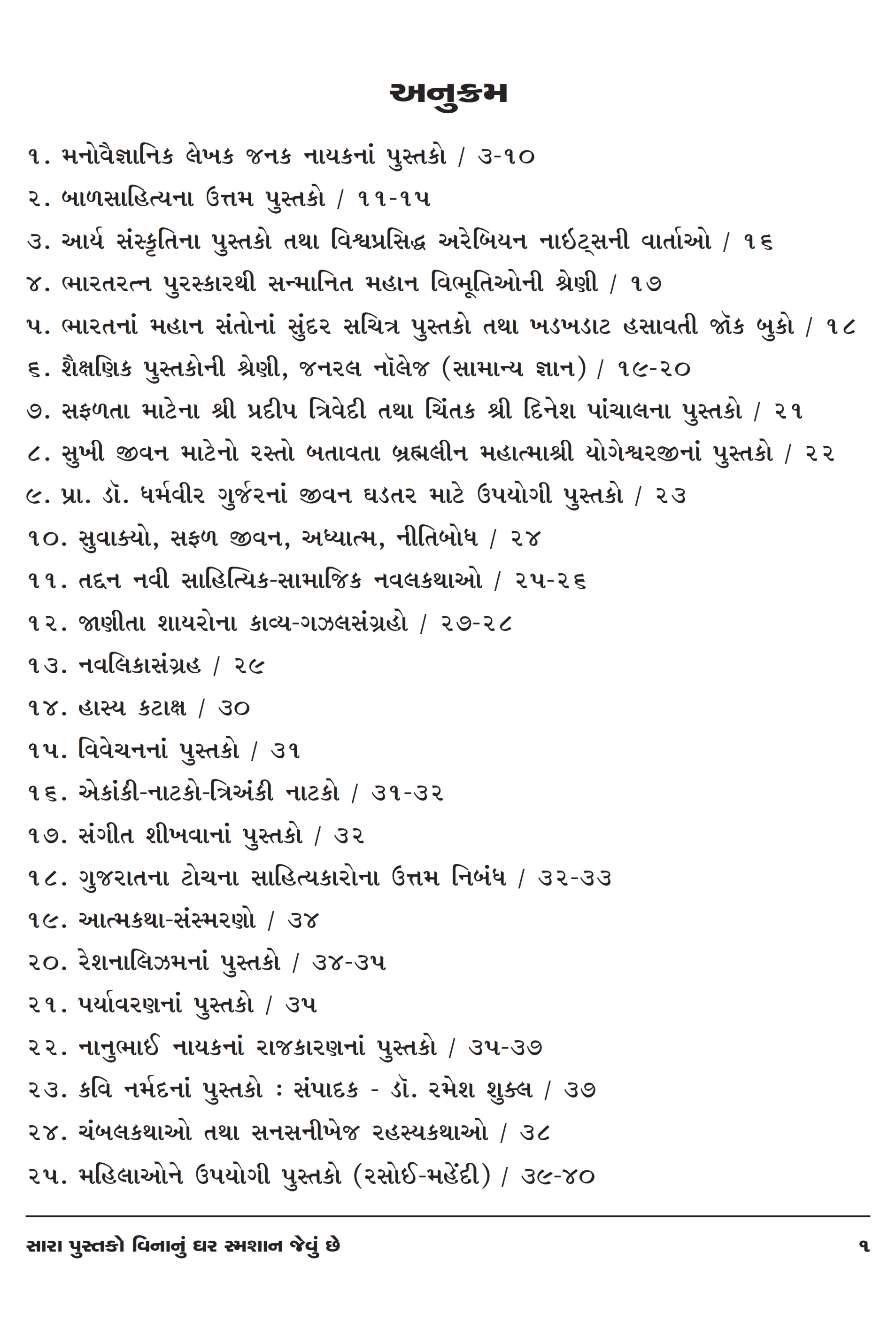 Catalog Page 1